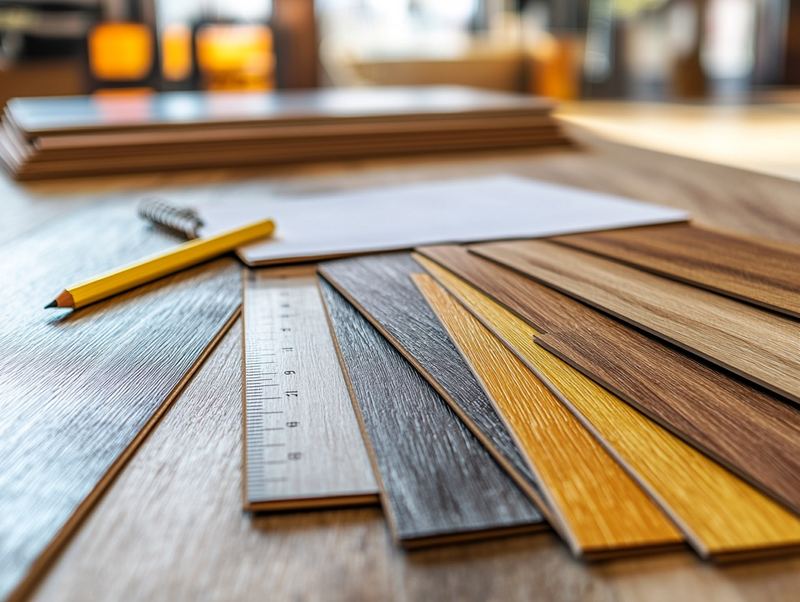 Muestras de piso y herramientas de asesoría