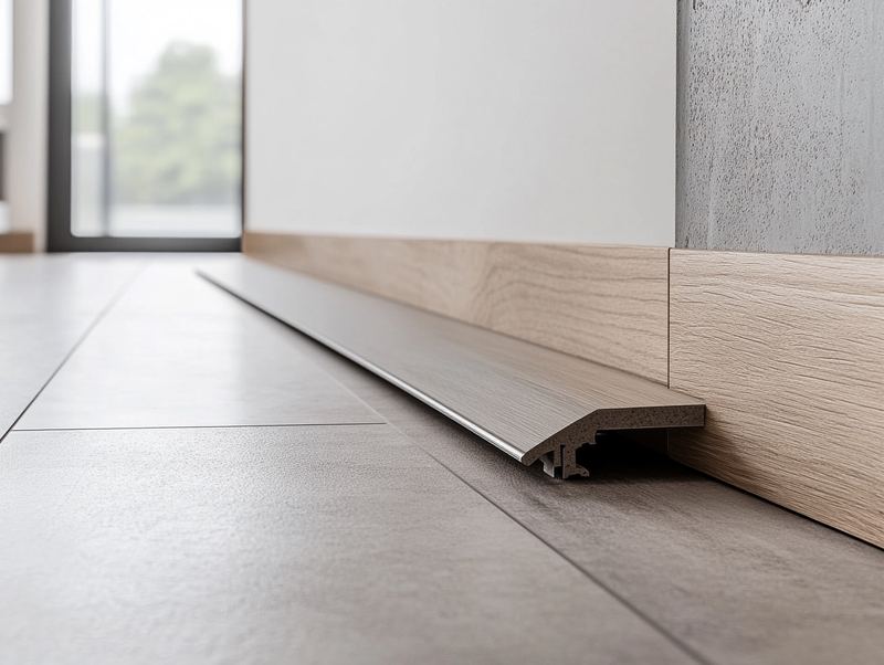 Cubrejunta de compensación entre pisos de distinto nivel