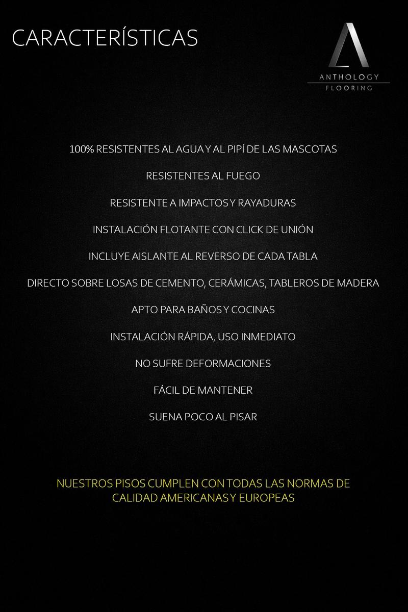 Características generales SPC Anthology Flooring