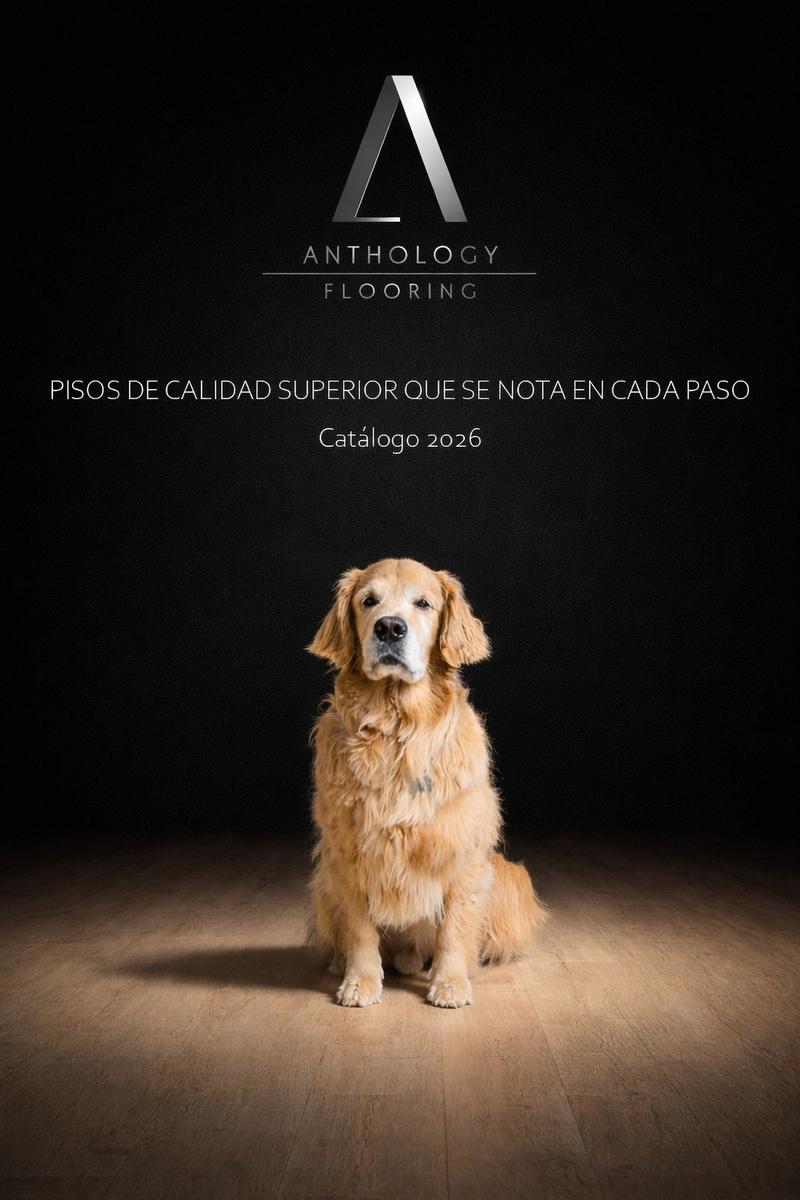 Portada del catálogo Anthology Flooring 2026
